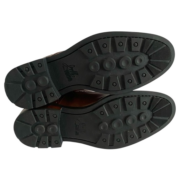 Johnston & Murphy Fullerton Leather Cap Toe Lace Up Boots Size 9 Brogue EUC - Picture 8 of 11